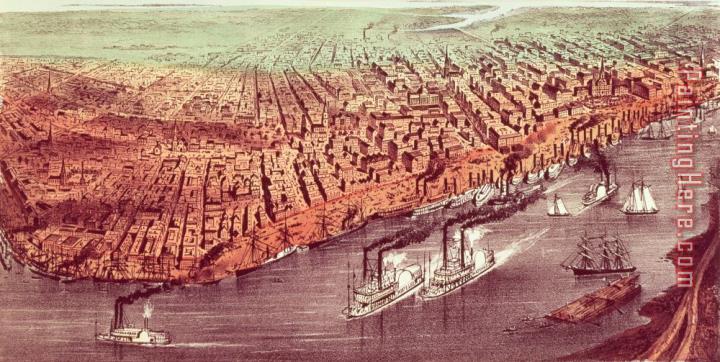 Currier and Ives City of New Orleans
